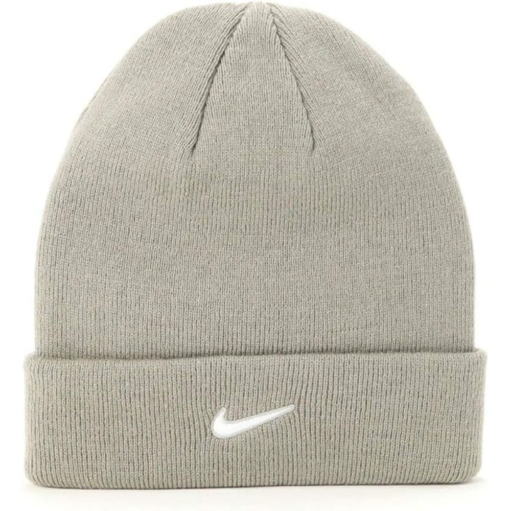 Nike Sideline Beanie Cap Grey White One Size Unisex New